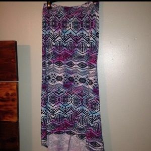 Multi colored maxi skirt